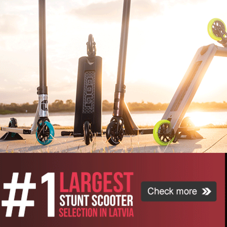 #1 largest stunt scooter selection in Latvia