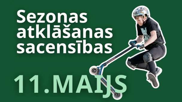 Scooter & inline skate season opening event in Valmiera, 11th of May