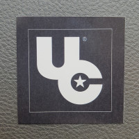 Undercover logo sticker