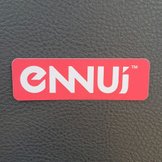 Ennui Logo sticker