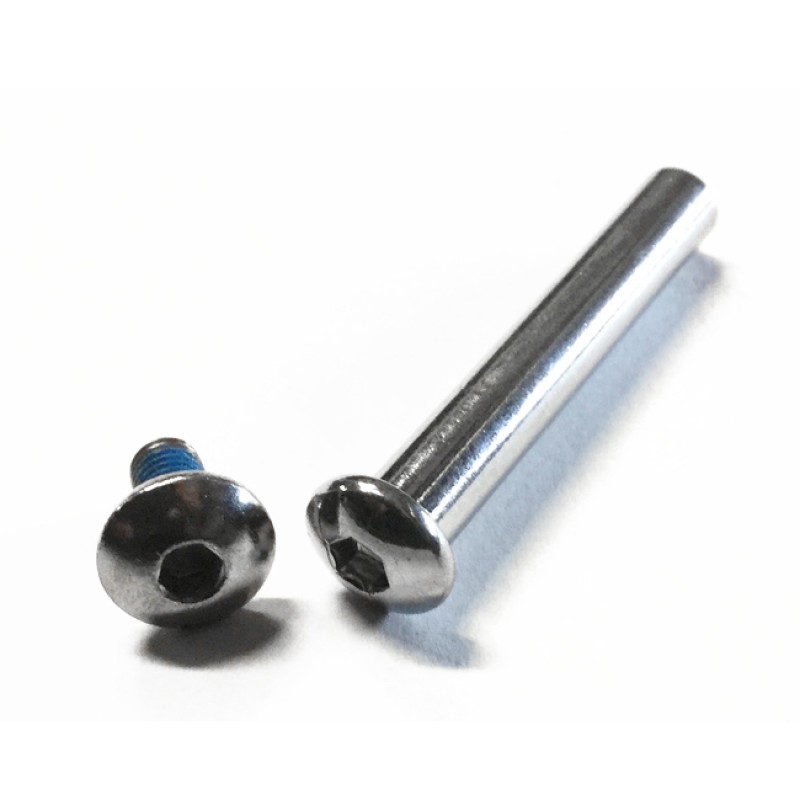 Powerslide double axle for XC Path frame 8mm/L52mm, 1 pcs.