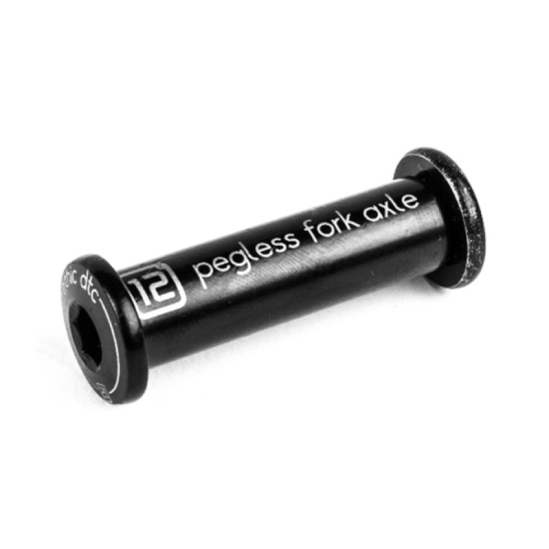 Ethic fork axel pegless black, 12 std