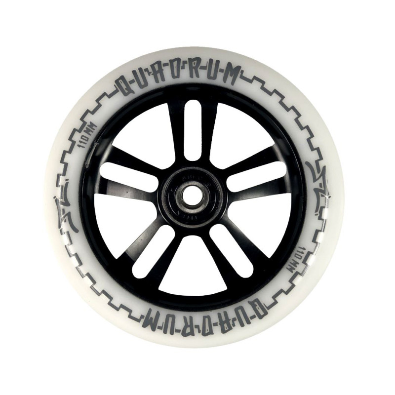 AO Quadrum V3 110mm white scooter wheels, 1 pcs.