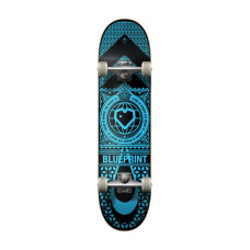 Blueprint Home Heart complete 7.75″ blue/black skateboard