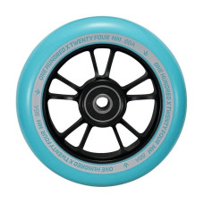 Blunt 10 spokes 100mm black/turquoise skrejriteņu riteņi, 1 gab.