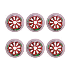 Bont MPC Red Magic 110mm X Firm inline skate wheels, 6 pcs.