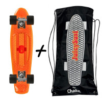 Choke clear orange penny cruiser skrituļdēlis