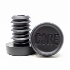 Core bar ends black 17-19mm, 2 pcs.