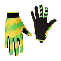 Fuse Chroma Campos Youth green/yellow protection gloves for scooters