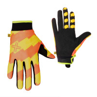 Fuse Chroma Campos Youth yellow/red protection gloves for scooters