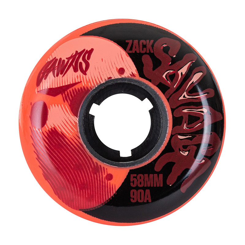 GAWDS Zack Savage 58mm/90a inline skate wheels, 4 pcs.