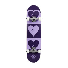 Heart Supply Quadron Logo 7.5″ purple skateboard