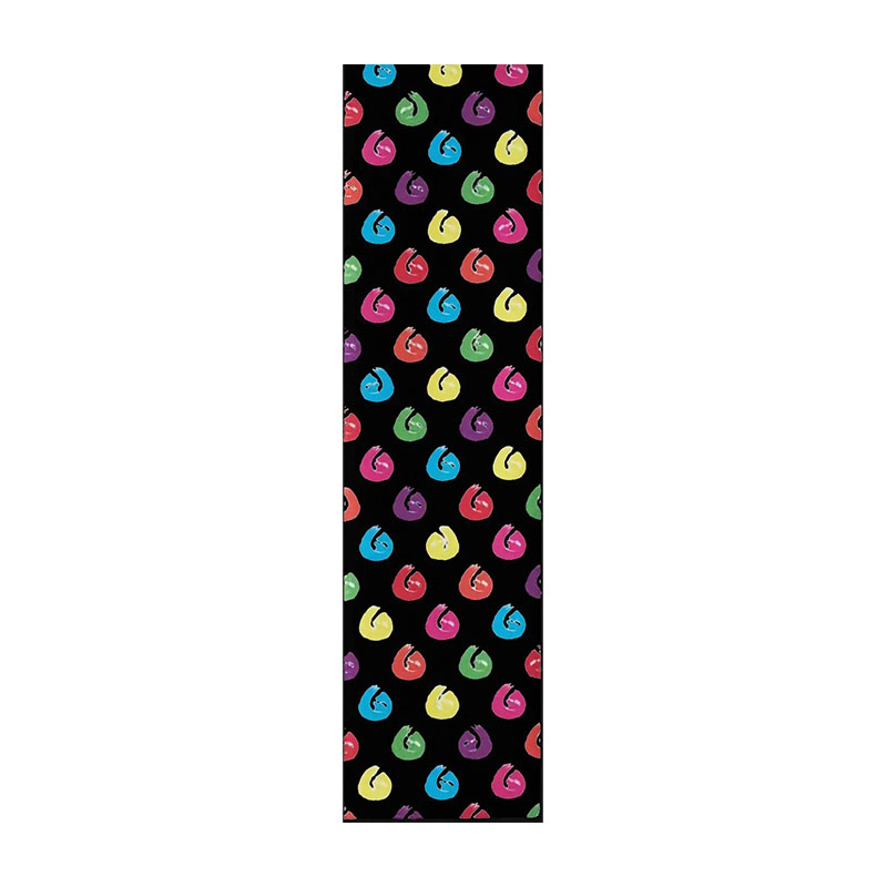 Hella Grip Sloth Dot rainbow sloth/black шкурка для самокатов