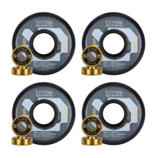 IQON Access Gold bearing combo 60mm/85a dark grey inline skate wheels, 4 pcs.