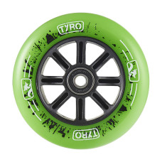 Longway Tyro Nylon Core 100mm wheel green, 1 шт.