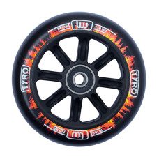 Longway Tyro Nylon Core 110mm black/fire flame scooter wheels, 1 pcs.