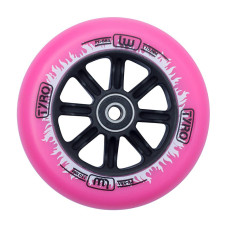 Longway Tyro Nylon Core 110mm pink/white колеса для самокатов, 1 шт.