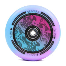 Lucky Lunar 110mm rush pink/blue swirl scooter wheels, 1 pcs.