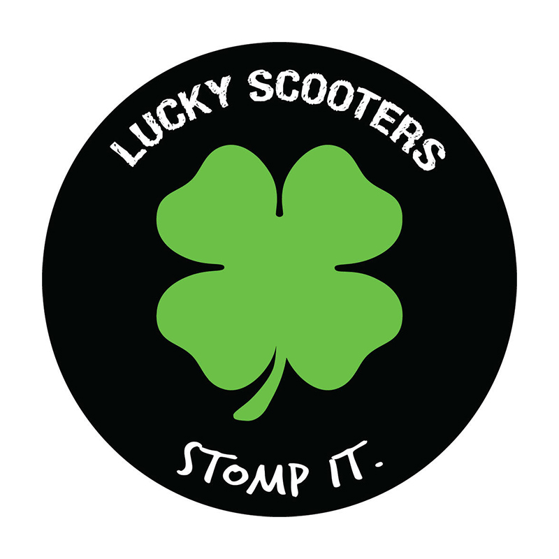 Lucky Stomp it scooter sticker uzlīme