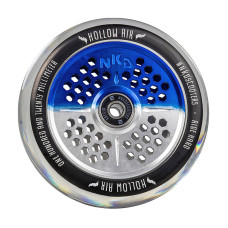 NKD Hollow AIR 110mm transparent/raw/blue scooter wheels, 1 pcs.