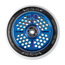 NKD Hollow AIR 110mm white/neo/blue scooter wheels, 1 pcs.