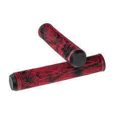 NKD Shadow red/black scooter hand grips skrejriteņu rokturi