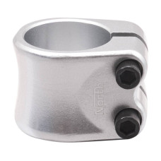 North Profile Double matte silver pro scooter clamp