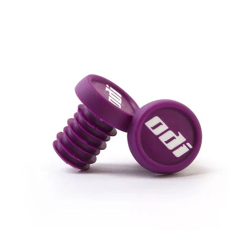 ODI bar ends purple 17-19mm, 2 pcs.