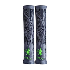 ODI Hucker flangeless grips black/green scooter hand grips