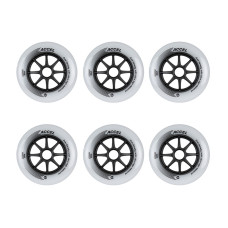 Powerslide Accel 125mm/85a inline skate wheels, 6 pcs.