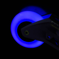 Powerslide Neons 80mm/85a blue LED inline skate wheels, 4 pcs.