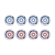 Powerslide Phoenix 110mm DD hard inline skate wheels, 8 pcs.