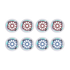 Powerslide Phoenix 110mm DD medium inline skate wheels, 8 pcs.