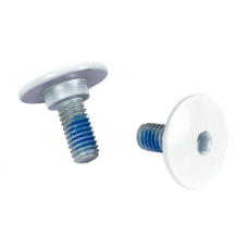 Powerslide Swell and Kaze cuff screw set white, 2 шт.