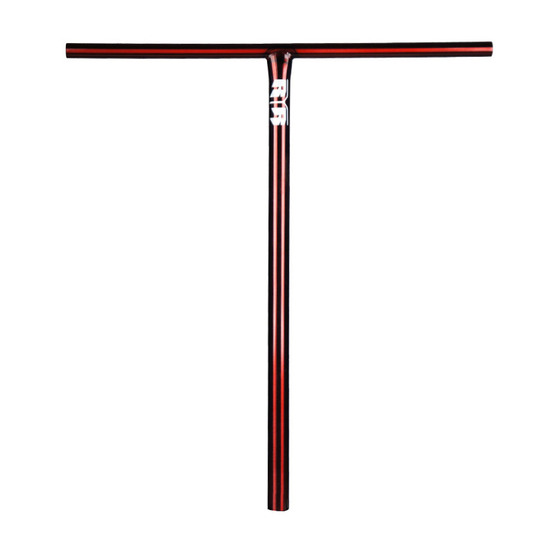 Raptor chromoly T bar 680x620mm red scooter bar