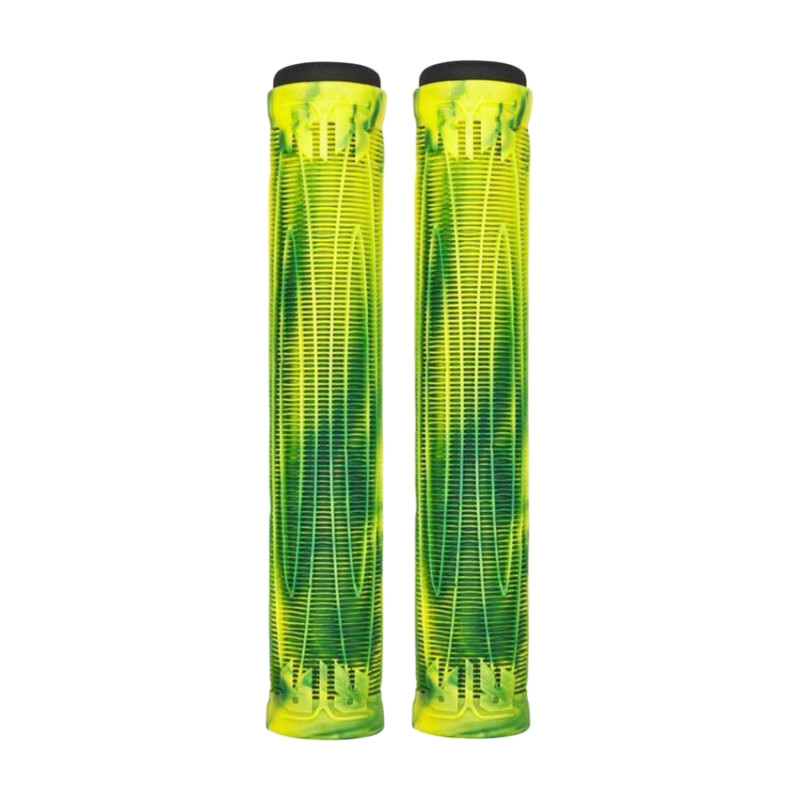 Raptor Cory VII yellow/green scooter hand grips