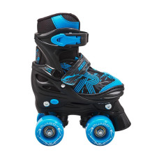 Roces Quaddy 3.0 adjustable black/blue kids rollerskates