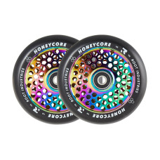 Root Honeycore 110mm black/neochrome scooter wheels, 2 pcs.