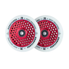 Root Honeycore 110mm white/red scooter wheels, 2 pcs.