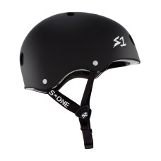 S1 Mega Lifer black matte helmet