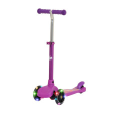 Story Mini LED purple kids 3 wheel scooter