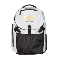 SWINGS bag white/gold skrituļslidu mugursoma