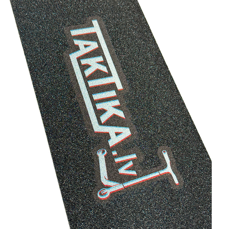 Taktika.lv griptape logo 3D scooter griptape