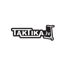 Taktika.lv scooters Logo black M sticker uzlīme