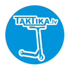 Taktika.lv scooters Round blue L sticker uzlīme