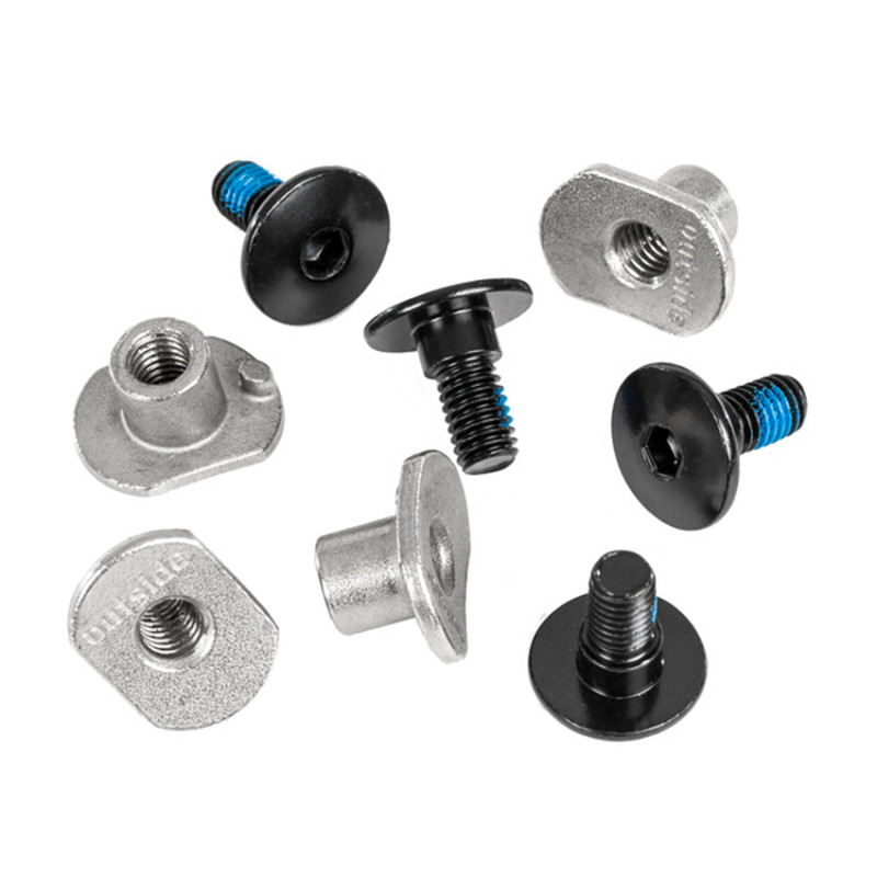 Powerslide Sway/Zoom cuff screws set black, 4 gab.